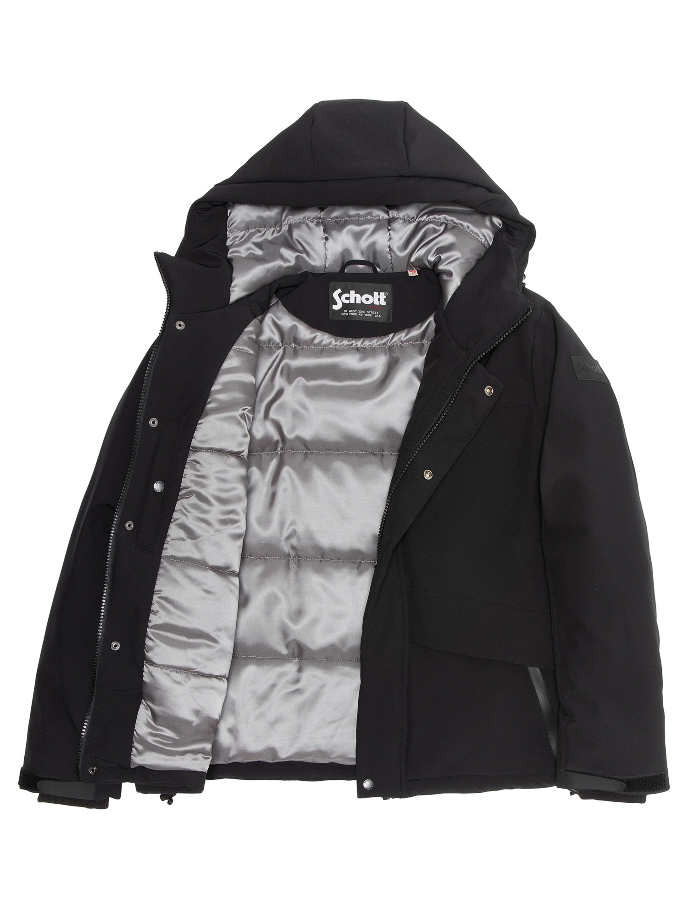 Veste mi-saison Schott NYC en noir