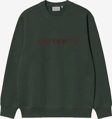 Carhartt WIP Collegepaita värissä vihreä: etupuoli