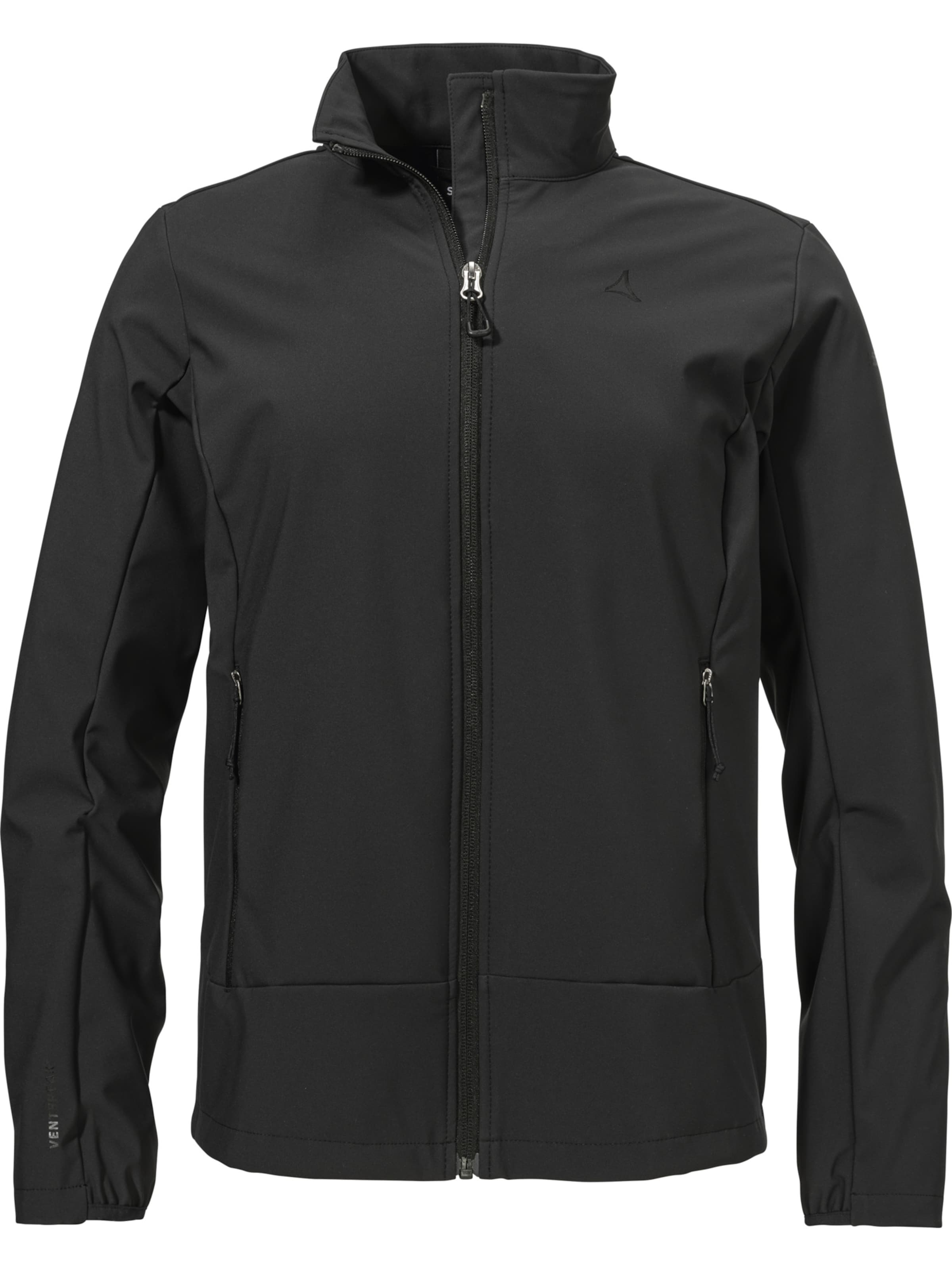 Schöffel Outdoor jacket in Black: front