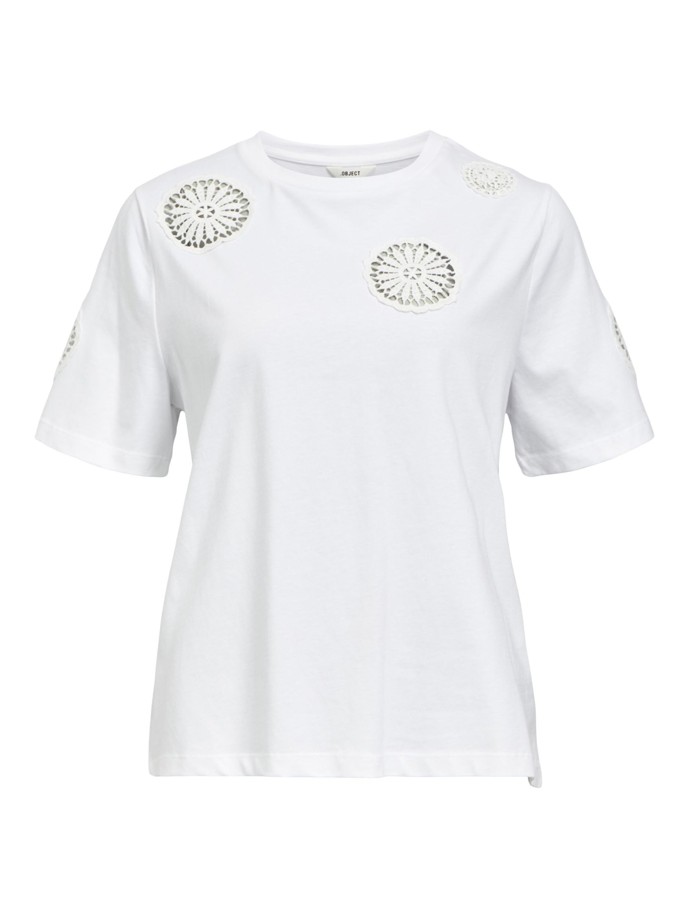 OBJECT Μπλουζάκι 'HAILEY' σε λευκό, Άποψη προϊόντος