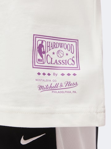 T-Shirt 'NBA FULL COURT LAKERS' Mitchell & Ness en blanc