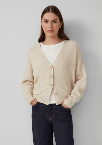 Cardigan s.Oliver en beige : devant