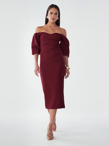 BWLDR Koktélruhák 'Jessamy' - piros: elől