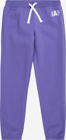 GAP Tapered Trousers in Purple: front