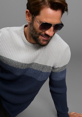 Man's World Pullover in Blau