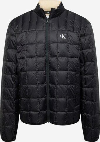 Veste mi-saison Calvin Klein Jeans en noir : devant