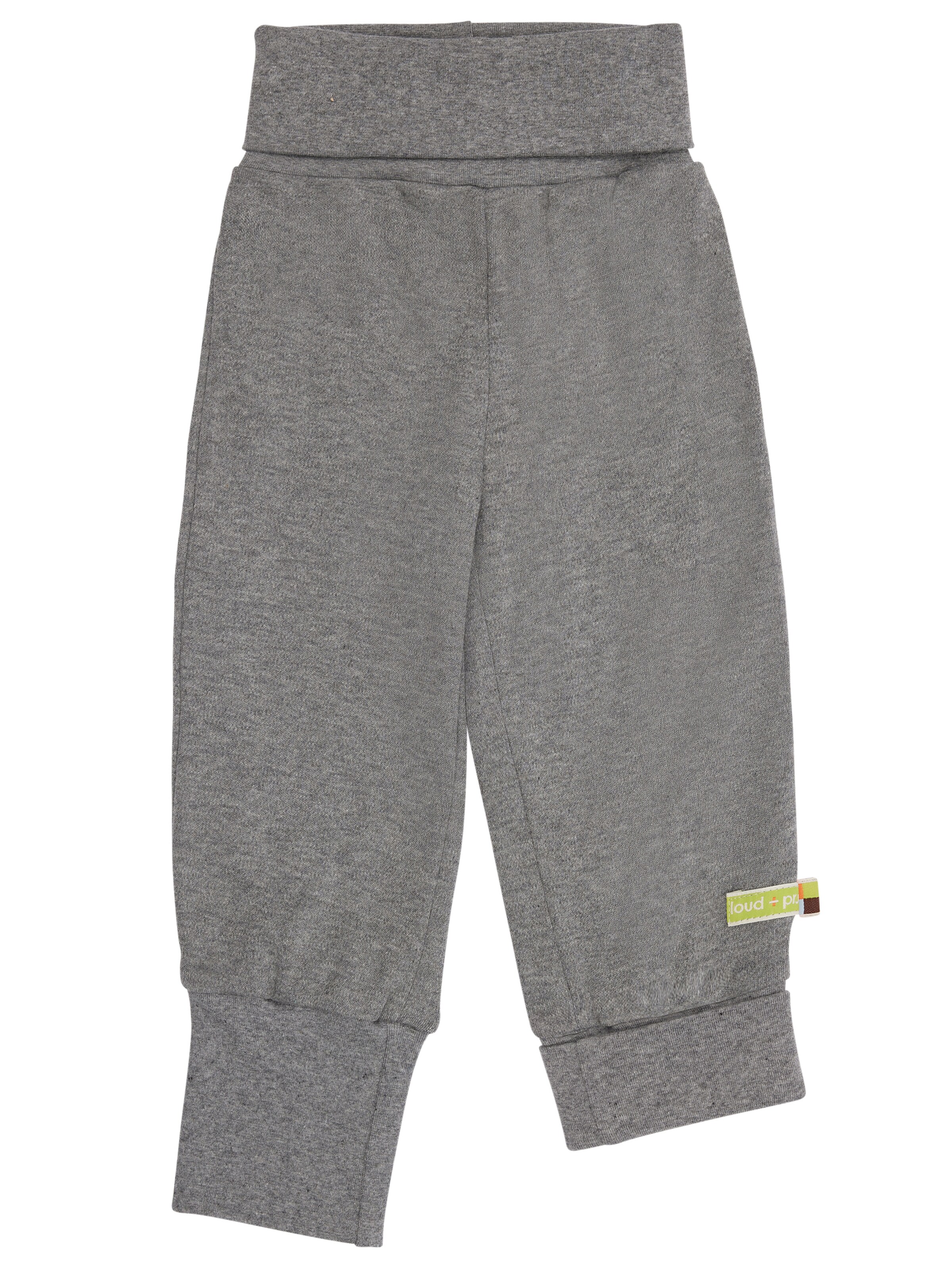 loud + proud Loosefit Hose 'Mitwachs'‌‌‌‌‌‌ in Grau: Vorderseite