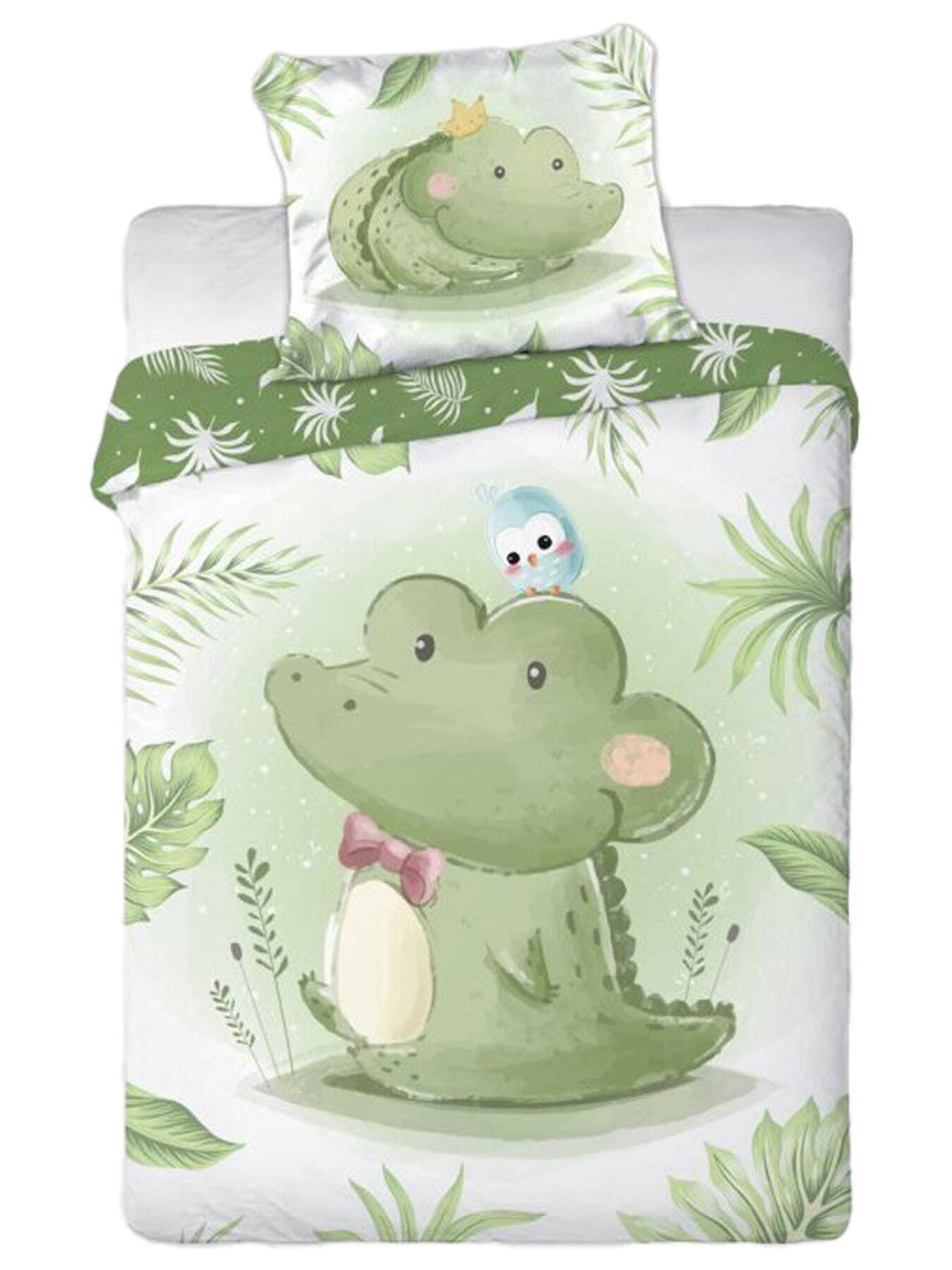 Housse de couette 'Cuddles' Faro Tekstylia en vert : devant