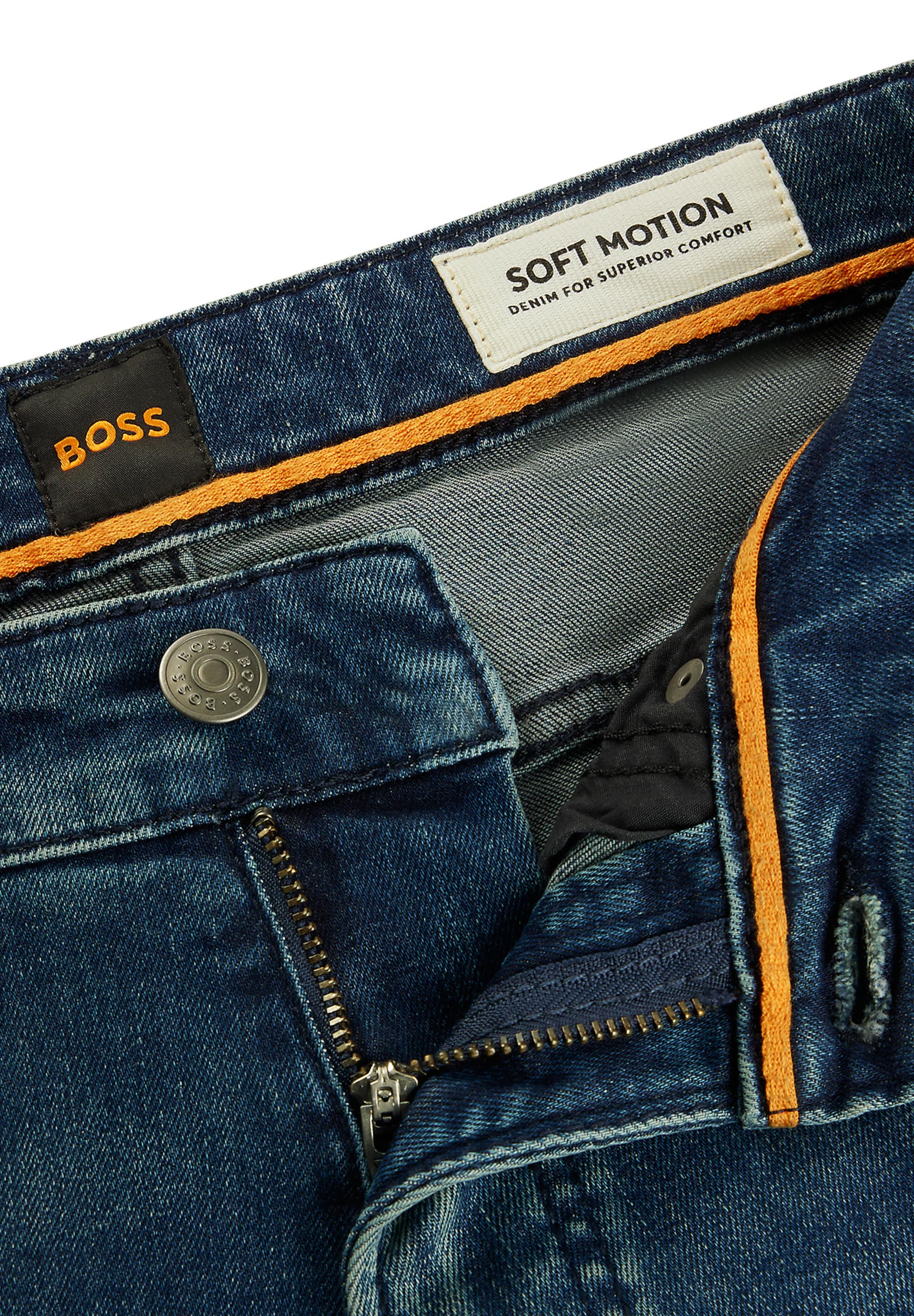 BOSS Regular Jeans 'Maine' in Blue