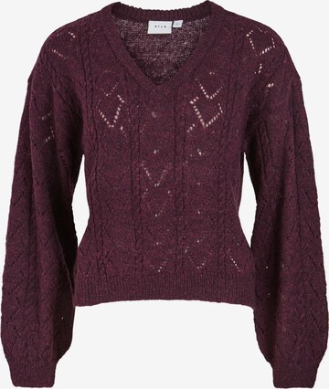 Pull-over 'Sela' VILA en violet : devant