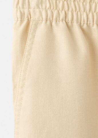 MANGO Loose fit Pants 'Jasmine' in Beige