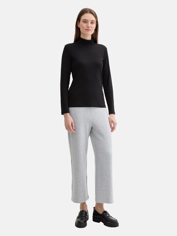 TOM TAILOR DENIM Wide leg Trousers in Grey