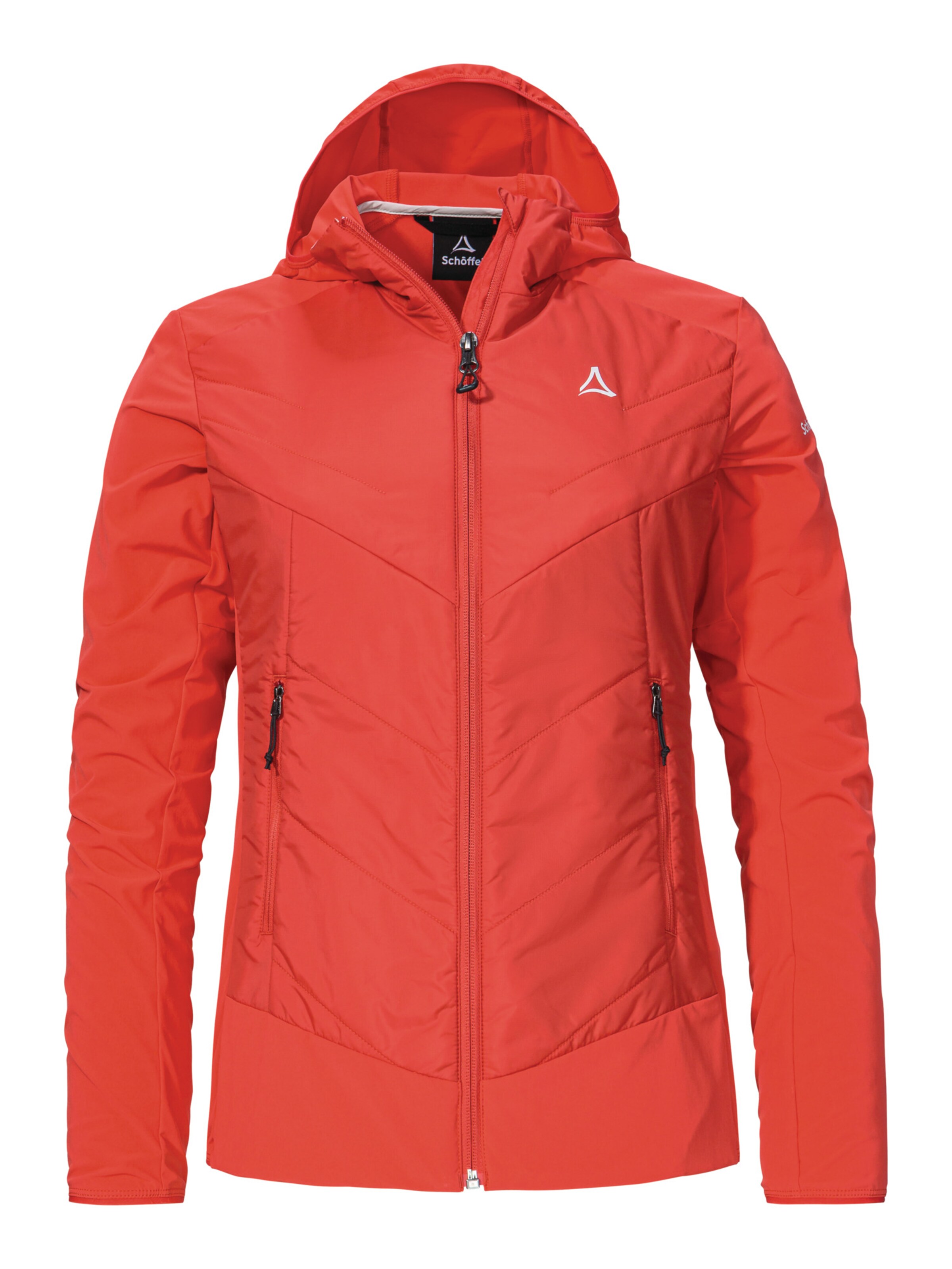 Schöffel Outdoorjas ' Hiking Hybrid Jk Style Blaueis WMS ' in Rood: voorkant