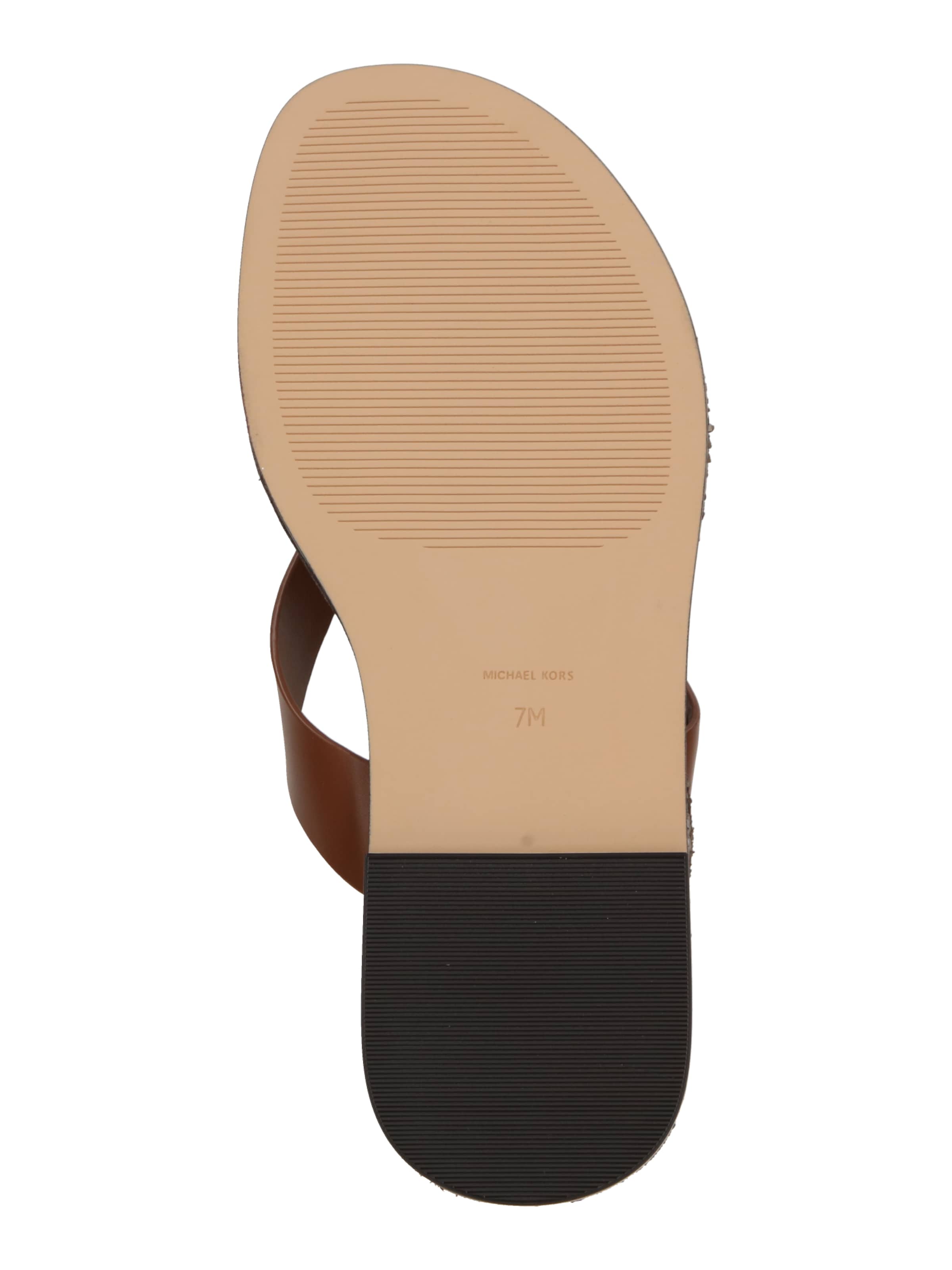 MICHAEL Michael Kors Сандали с разделител за пръстите 'KOKO' в кафяво