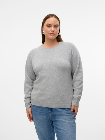 Vero Moda Curve Sweater 'DOFFY' in Grey