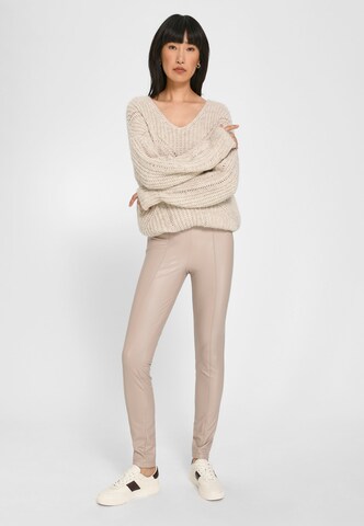 Basler Skinny Hose in Beige