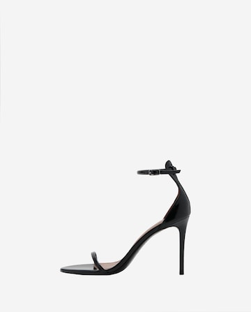 MANGOSandale s remenčićima 'FINA' - crna boja: prednji dio