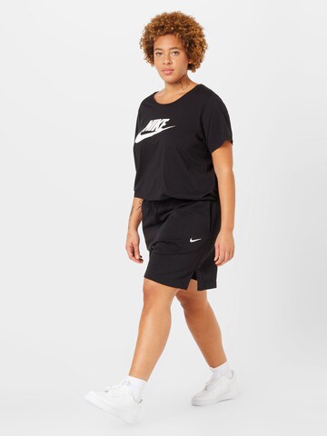 Nike Sportswear Voľný strih Športové nohavice - Čierna