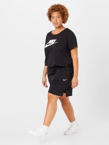 Nike Sportswear Ohlapna forma Športne hlače | črna barva