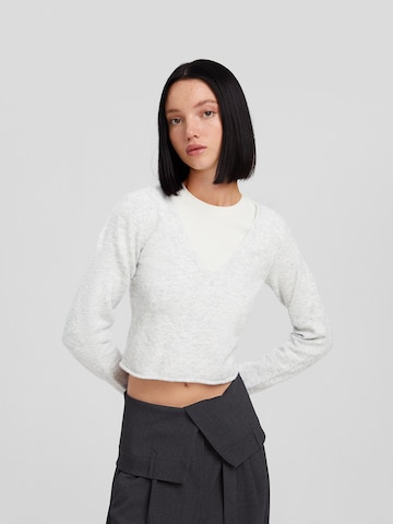 Bershka Pullover in Grau: predná strana