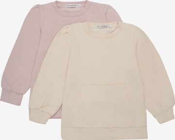 MINYMO Sweatshirt in Beige: front