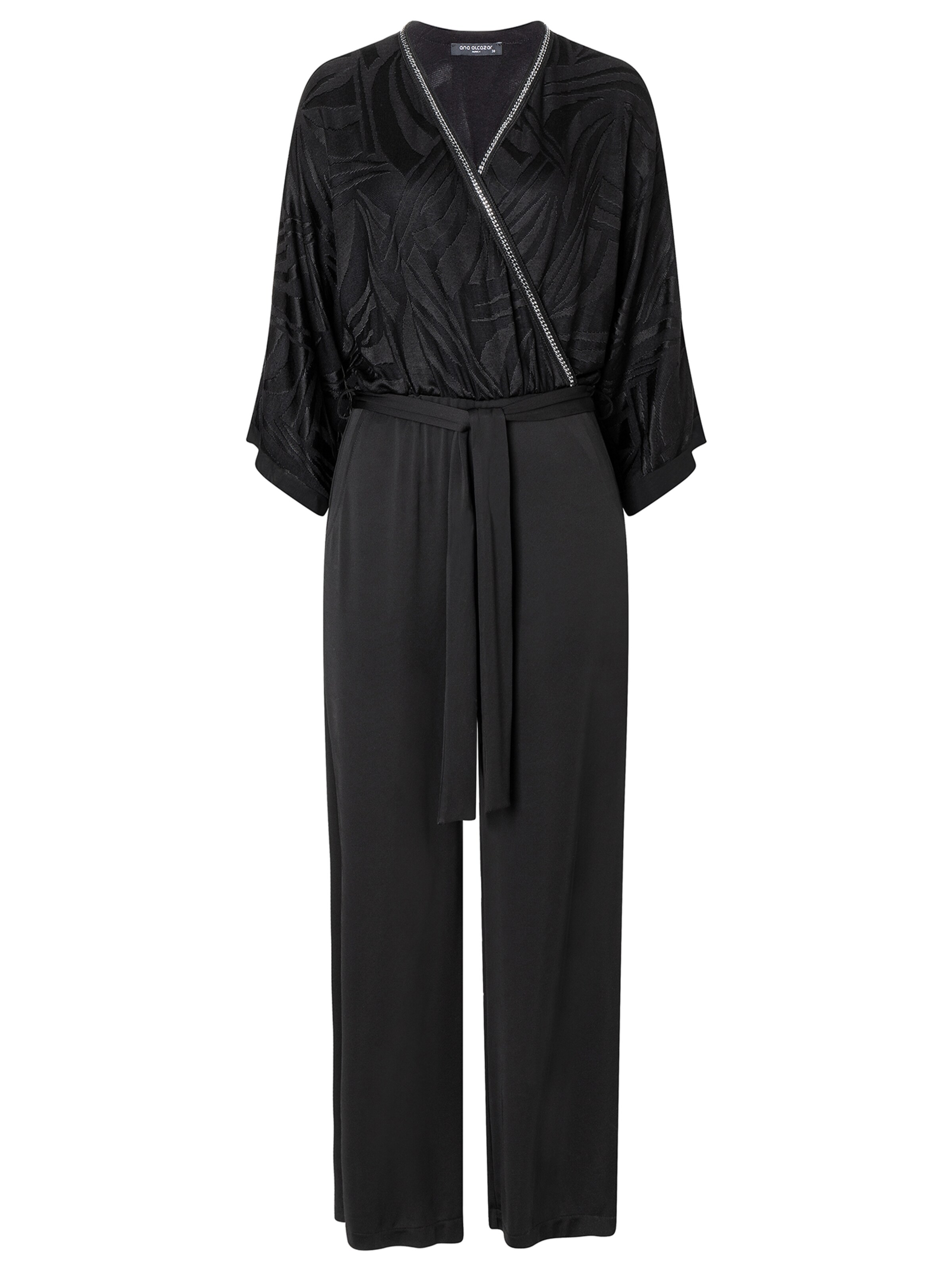 Ana Alcazar Jumpsuit ' Sona ' in Black: front