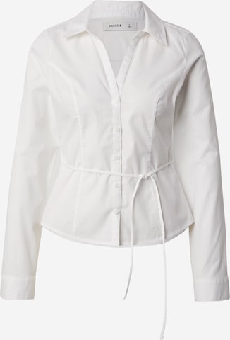 HOLLISTERBluza - bijela boja: prednji dio