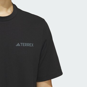 T-Shirt fonctionnel ADIDAS TERREX en noir