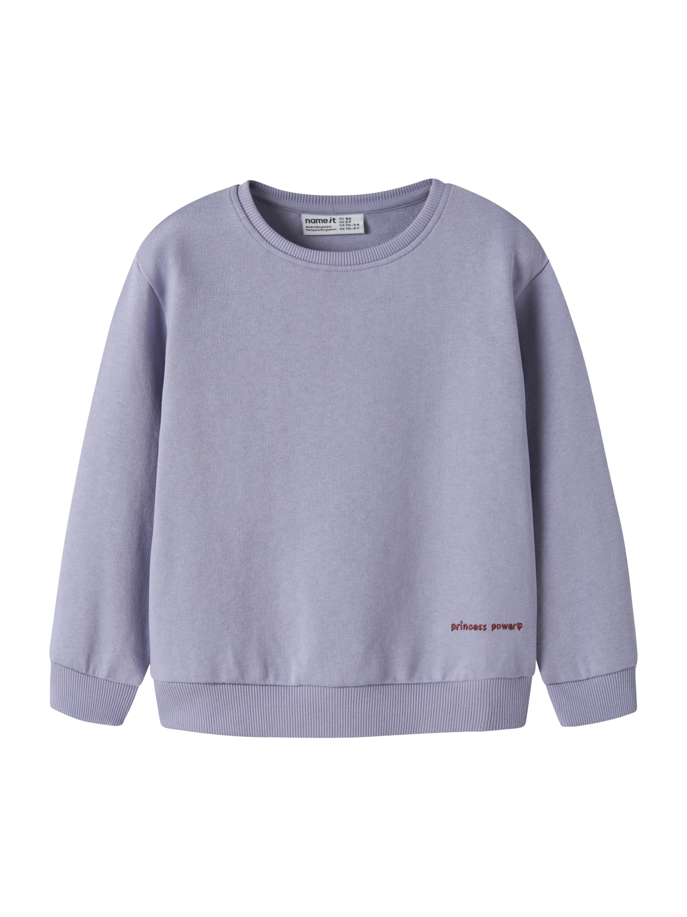 NAME IT Sweatshirt 'NMFOKALA' in Lila: Vorderseite
