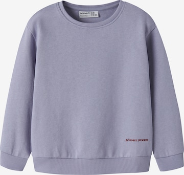 NAME IT Sweatshirt 'NMFOKALA' in Lila: Vorderseite