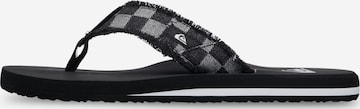 QUIKSILVER T-Bar Sandals 'Monkey Abyss' in Grey: front