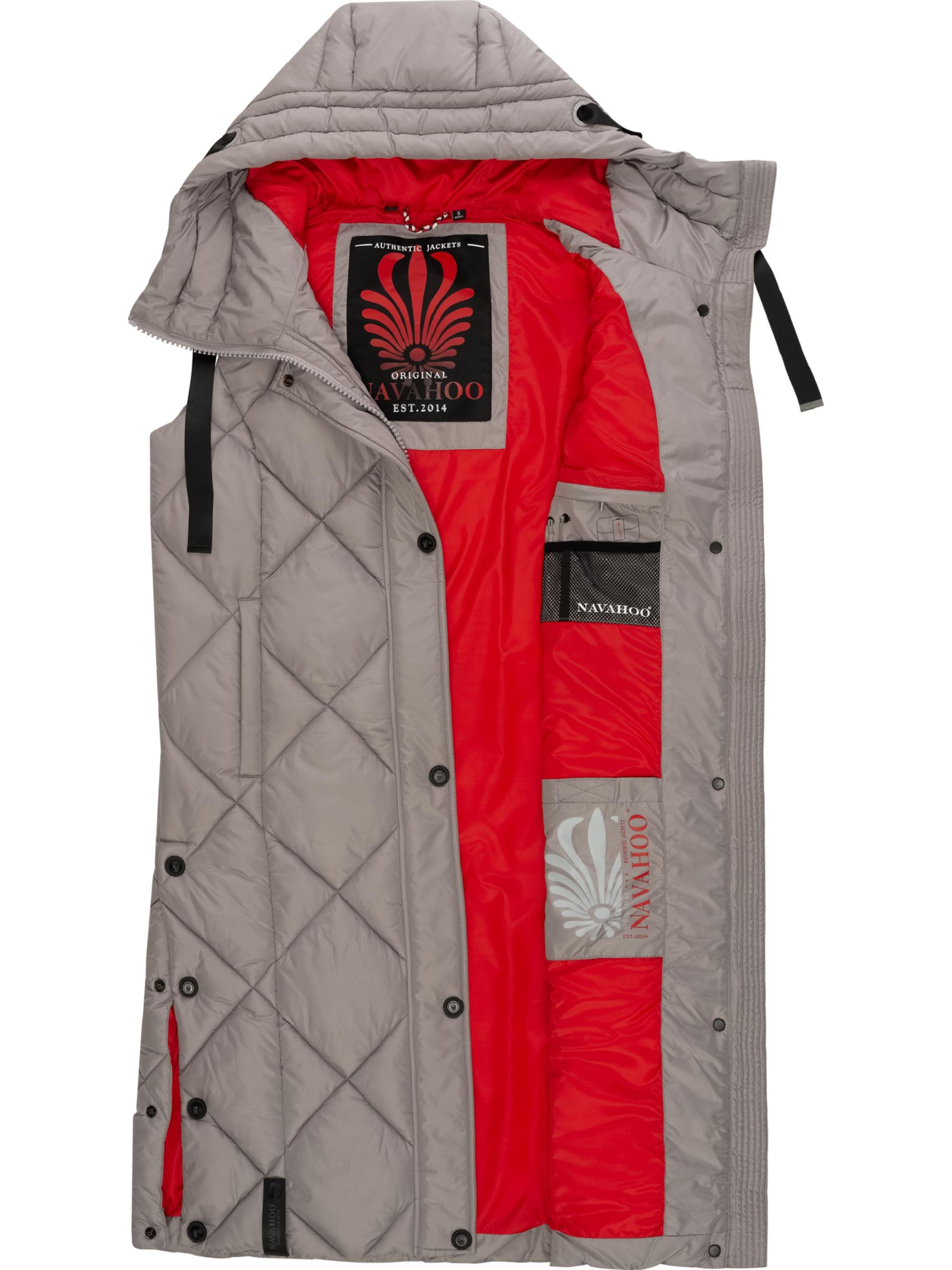 NAVAHOO Vest 'Schnuckel' in Grey