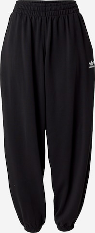 juoda ADIDAS ORIGINALS Siaurėjantis Kelnės 'Ess Byfr': priekis