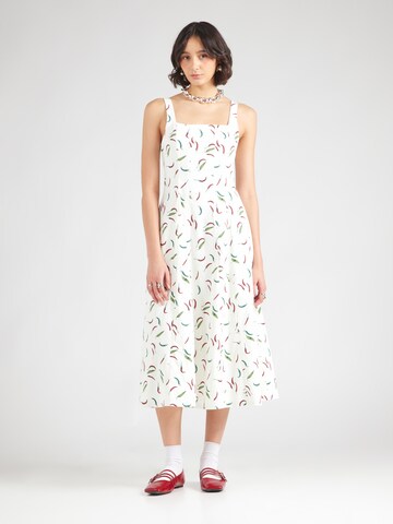 Abito estivo di Abercrombie & Fitch in bianco: frontale