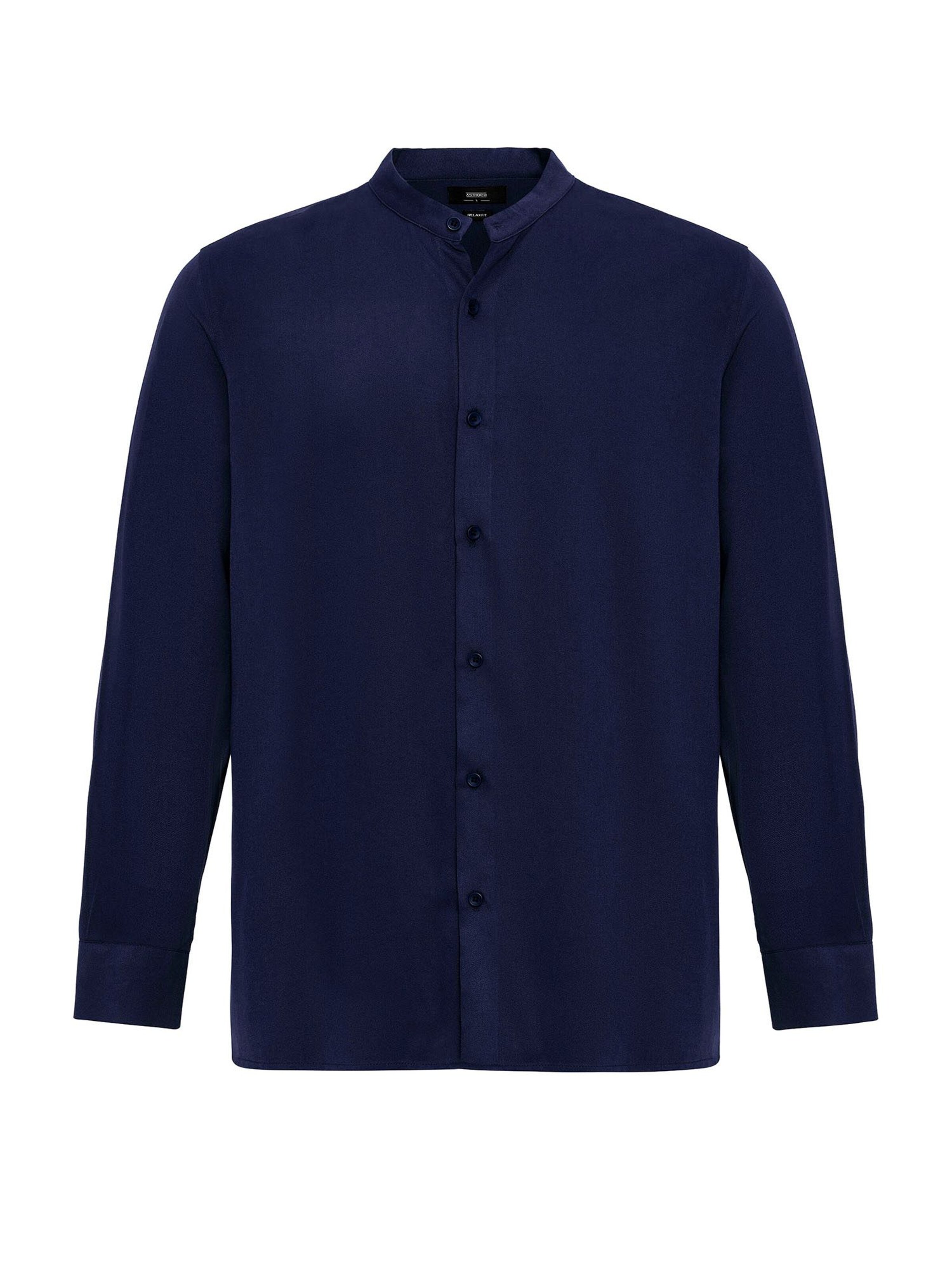 Antioch Comfort Fit Košeľa - Modrá: predná strana