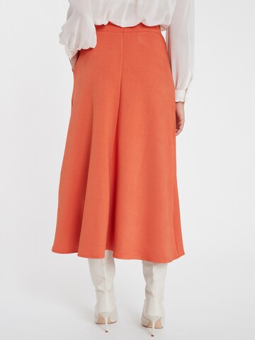 Ana Alcazar Skirt ' Sekiny ' in Orange