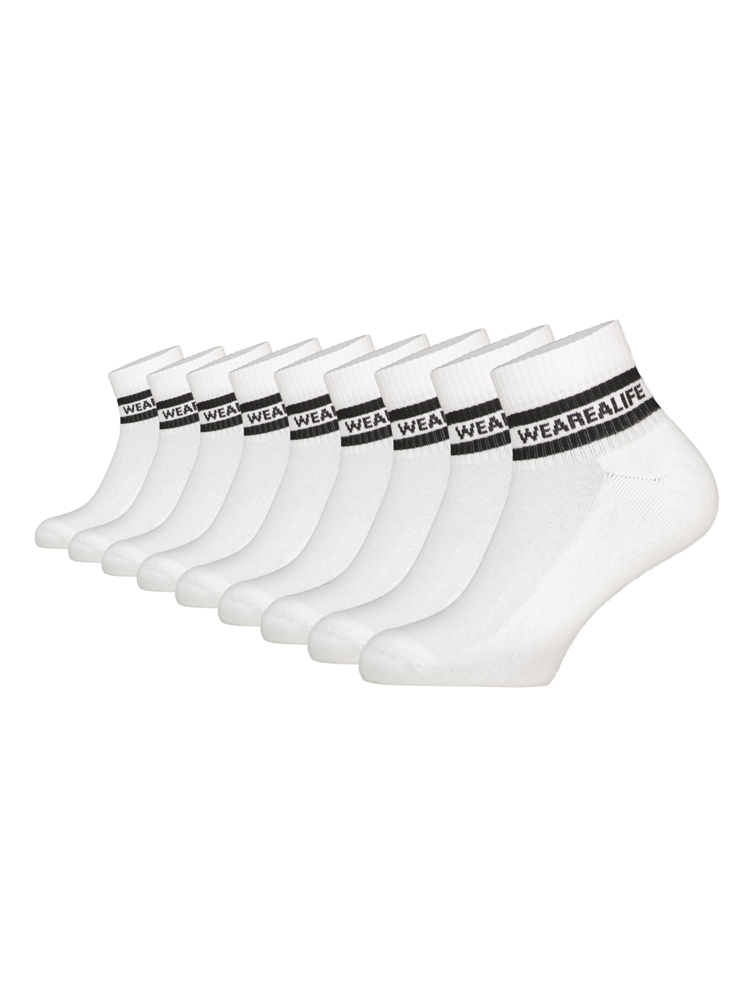 Calzino 'RikaAK' di alife & kickin in bianco: frontale