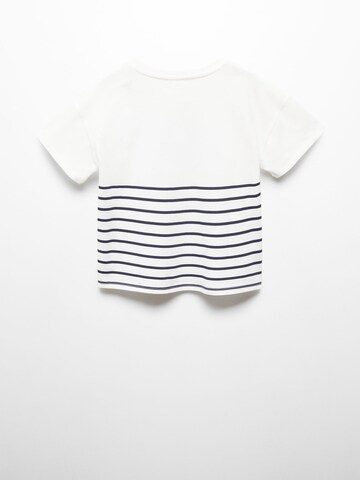 Tricou de la MANGO KIDS pe alb