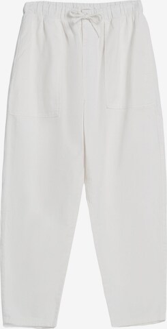 Pantaloni di Bershka in bianco: frontale