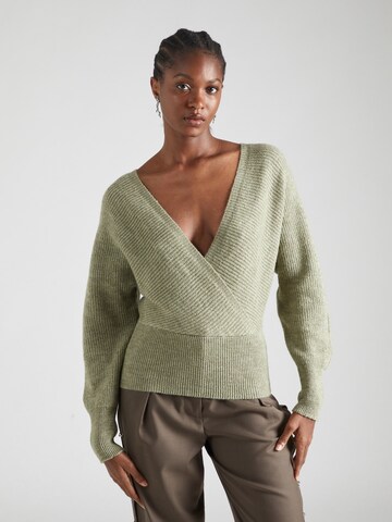 ABOUT YOU Sweater 'Joaline' in Green: front