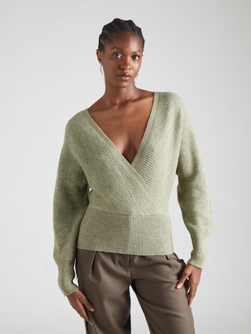 ABOUT YOU Sweater 'Joaline' in Green: front