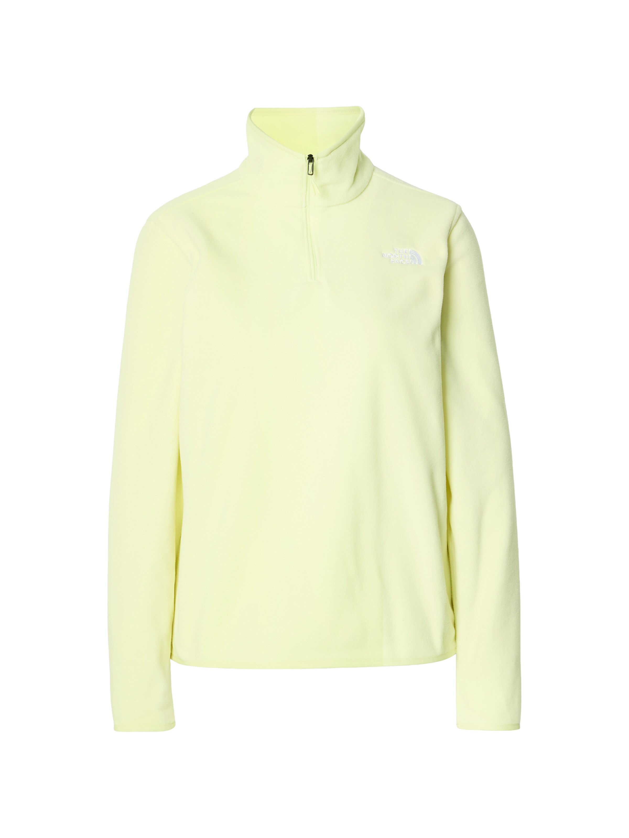 THE NORTH FACE Спортивная кофта 'Glacier' в Желтый: спереди