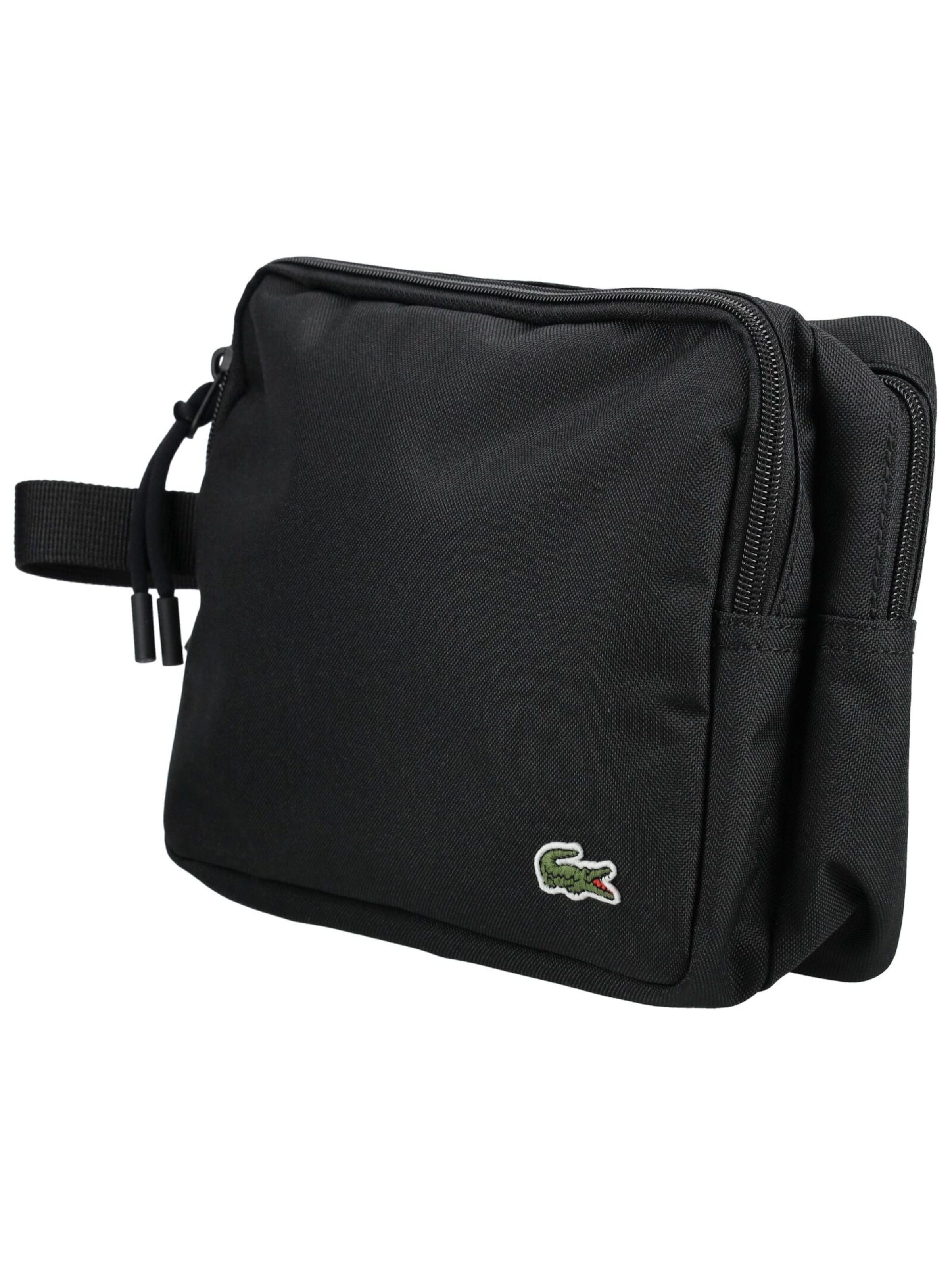 LACOSTE Toilettas in Zwart