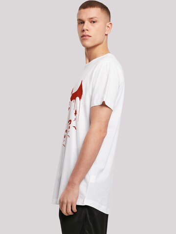 F4NT4STIC T-Shirt 'DC Comics Batman Arkham Knight Bats' in Weiß