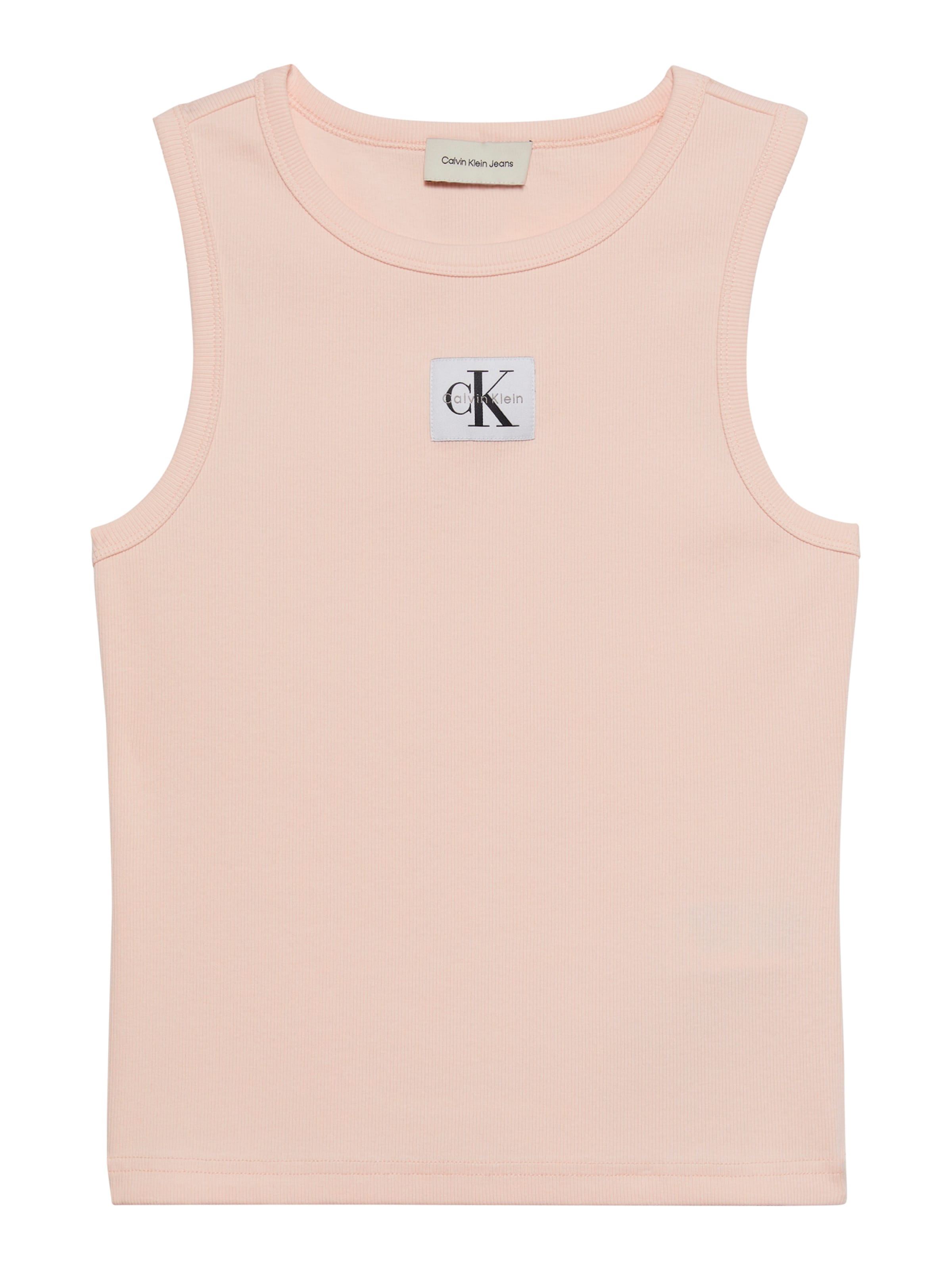 rožinė Calvin Klein Jeans Palaidinė be rankovių: priekis