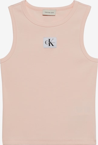 Calvin Klein Jeans Топ в Ярко-розовый: спереди