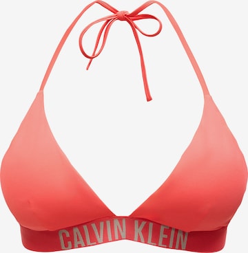 rozā Calvin Klein Swimwear Bikini augšdaļa 'INTENSE POWER': no priekšpuses