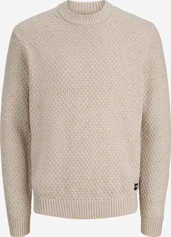JJ Rebel Sweater 'JREBBLAZE' in Beige: front