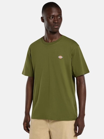 DICKIES T-shirt 'MAPLETON' i grön: framsida
