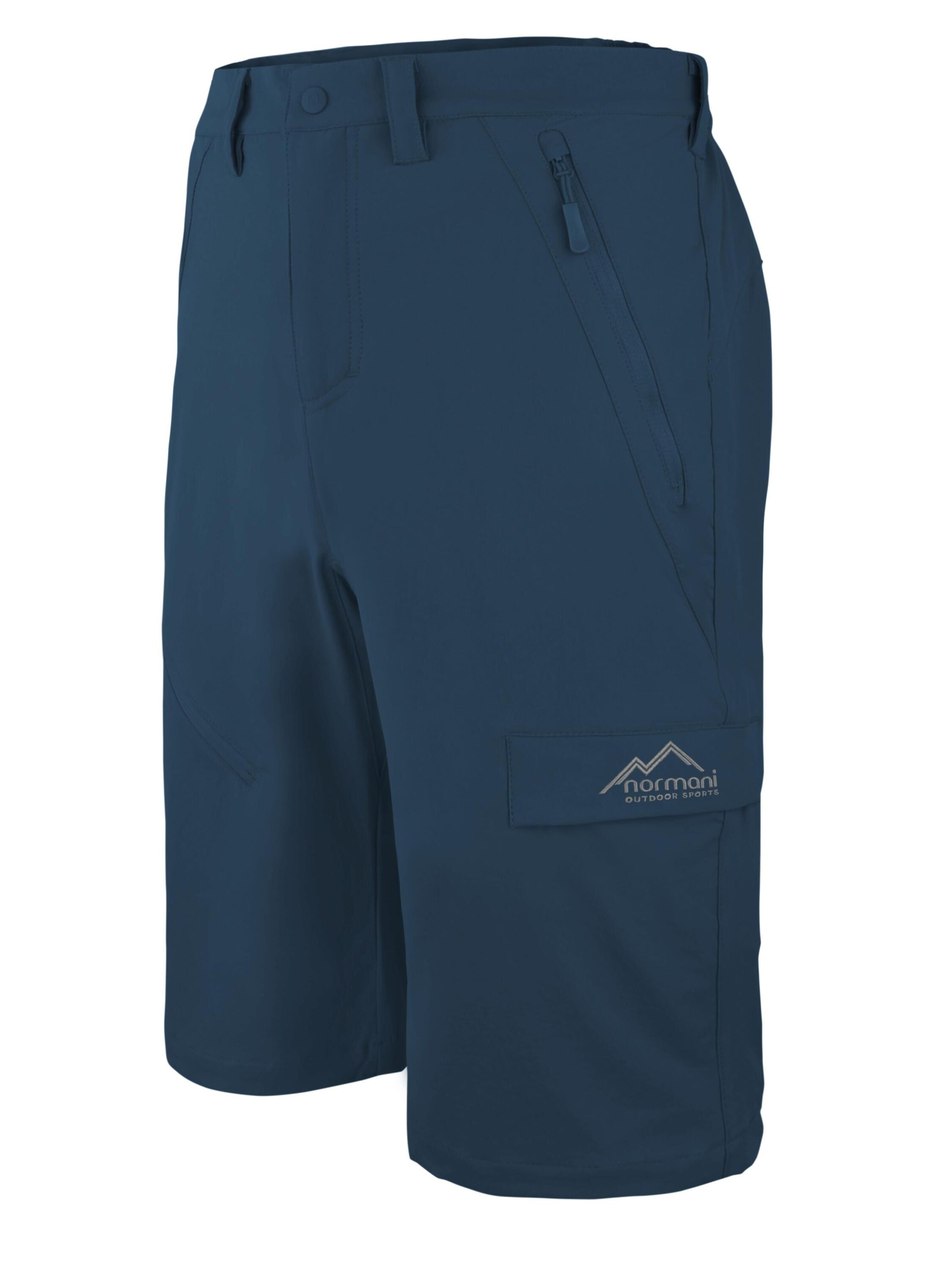 Regular Pantalon outdoor 'Minkey' normani en bleu